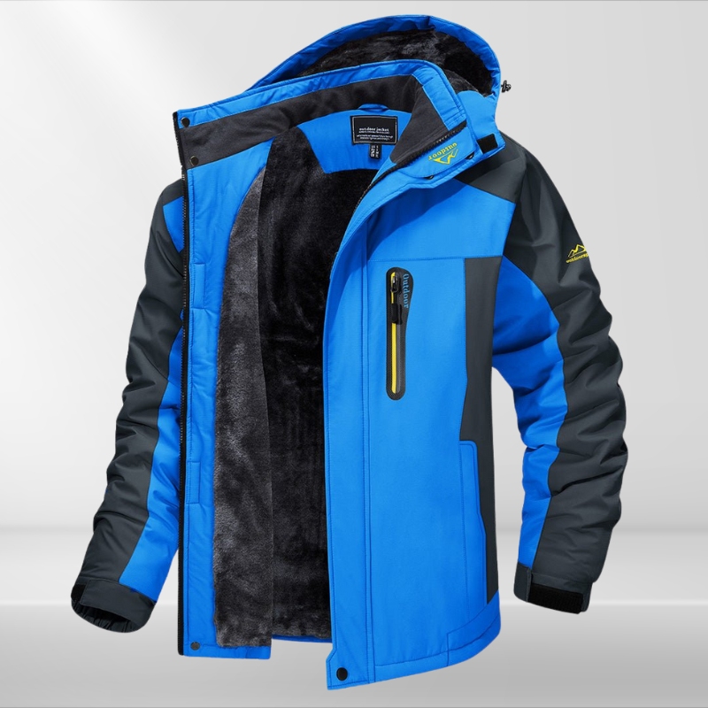 Men's Winter Jacket | Waterproof Outer Fabric, Warm Fleece