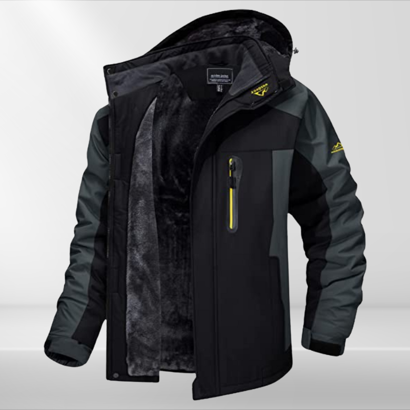 Men's Winter Jacket | Waterproof Outer Fabric, Warm Fleece