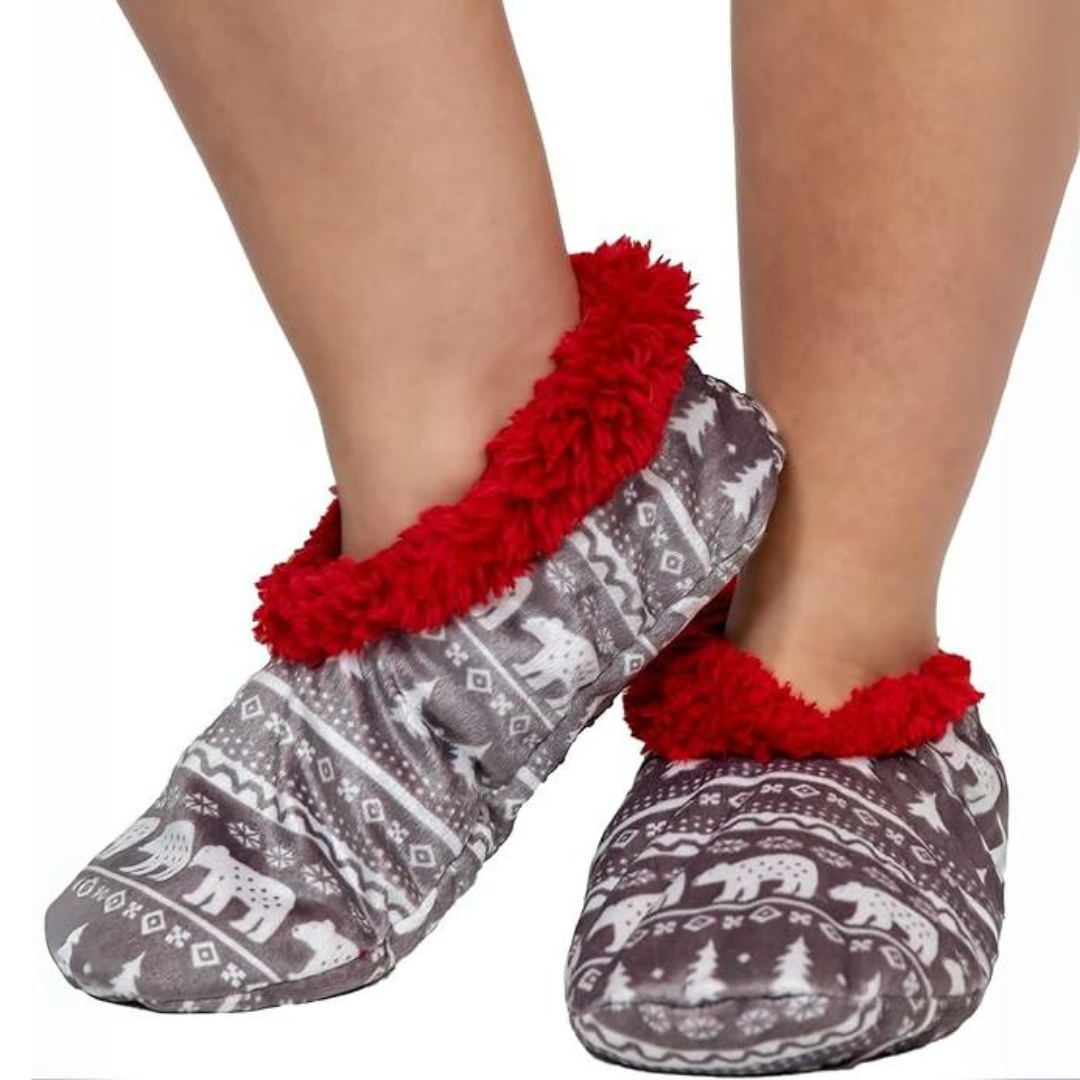 Holly Ladies Slippers | Soft Fleece, Non-Slip