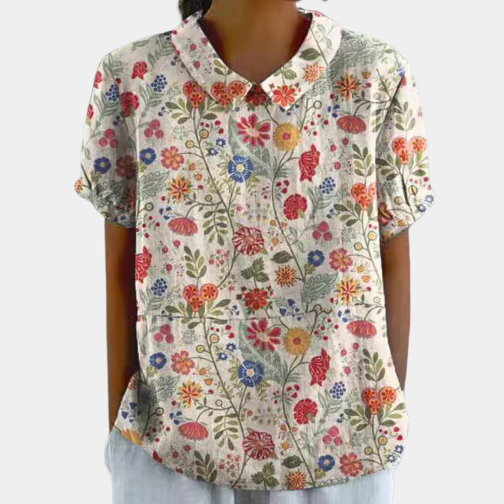 Holly Women's Blouse | Airy Fabric, Vintage Summer Top 0