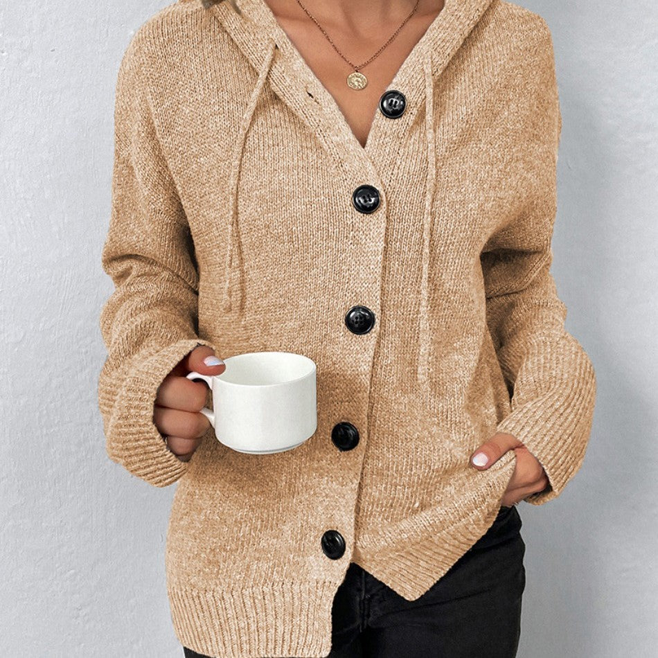 Holly Women's Hooded Cardigan | Cozy Design with Drawstring 11
