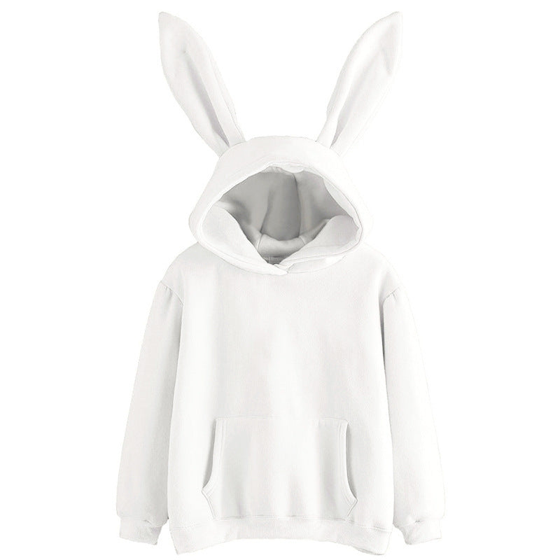 Holly Women's Hooded Sweatshirt | Playful Rabbit Ears, Cozy Comfort 1