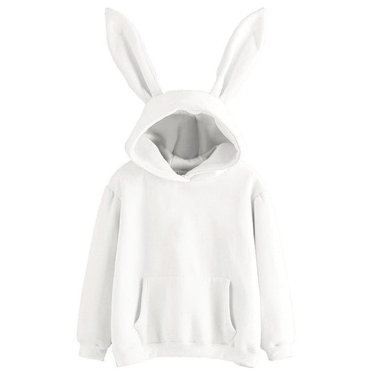 Holly Women's Hooded Sweatshirt | Playful Rabbit Ears, Cozy Comfort 1