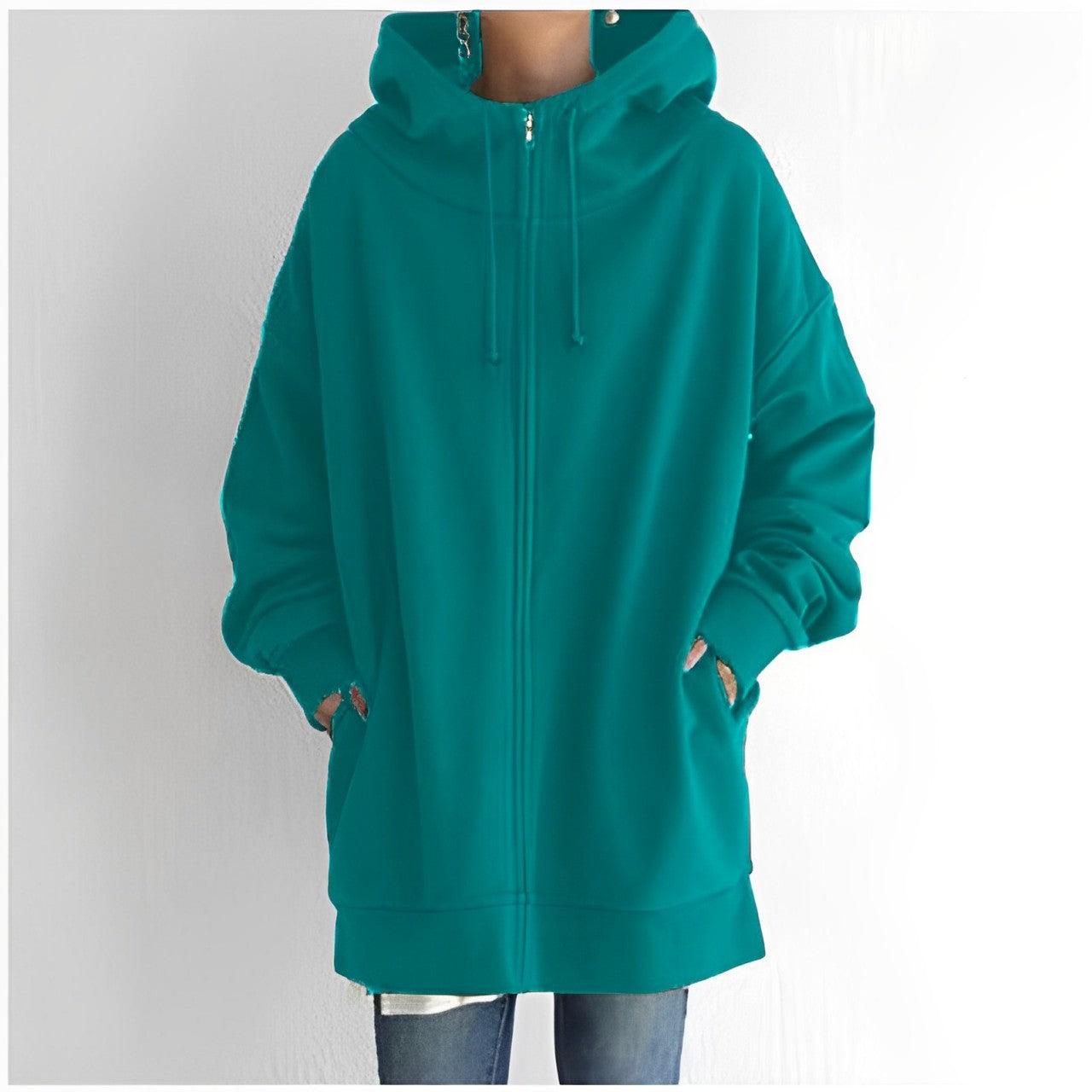 Holly Women's Hoodie | Soft Fleece, Oversized Zip-Up Design 7