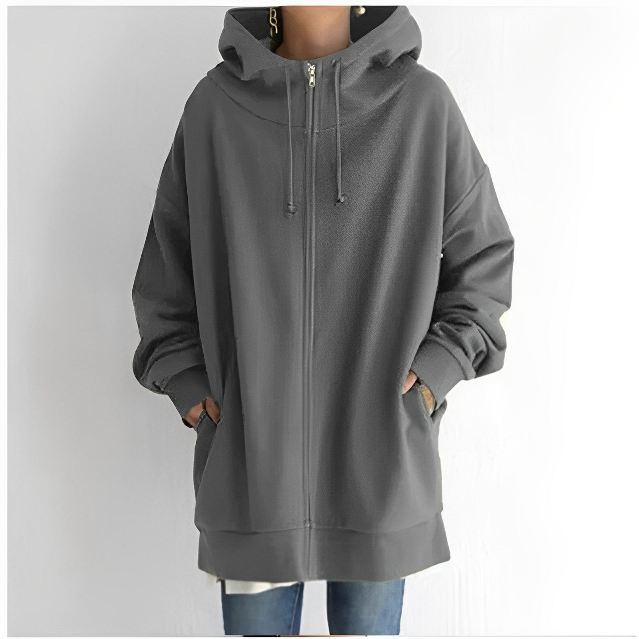 Holly Women's Hoodie | Soft Fleece, Oversized Zip-Up Design 8