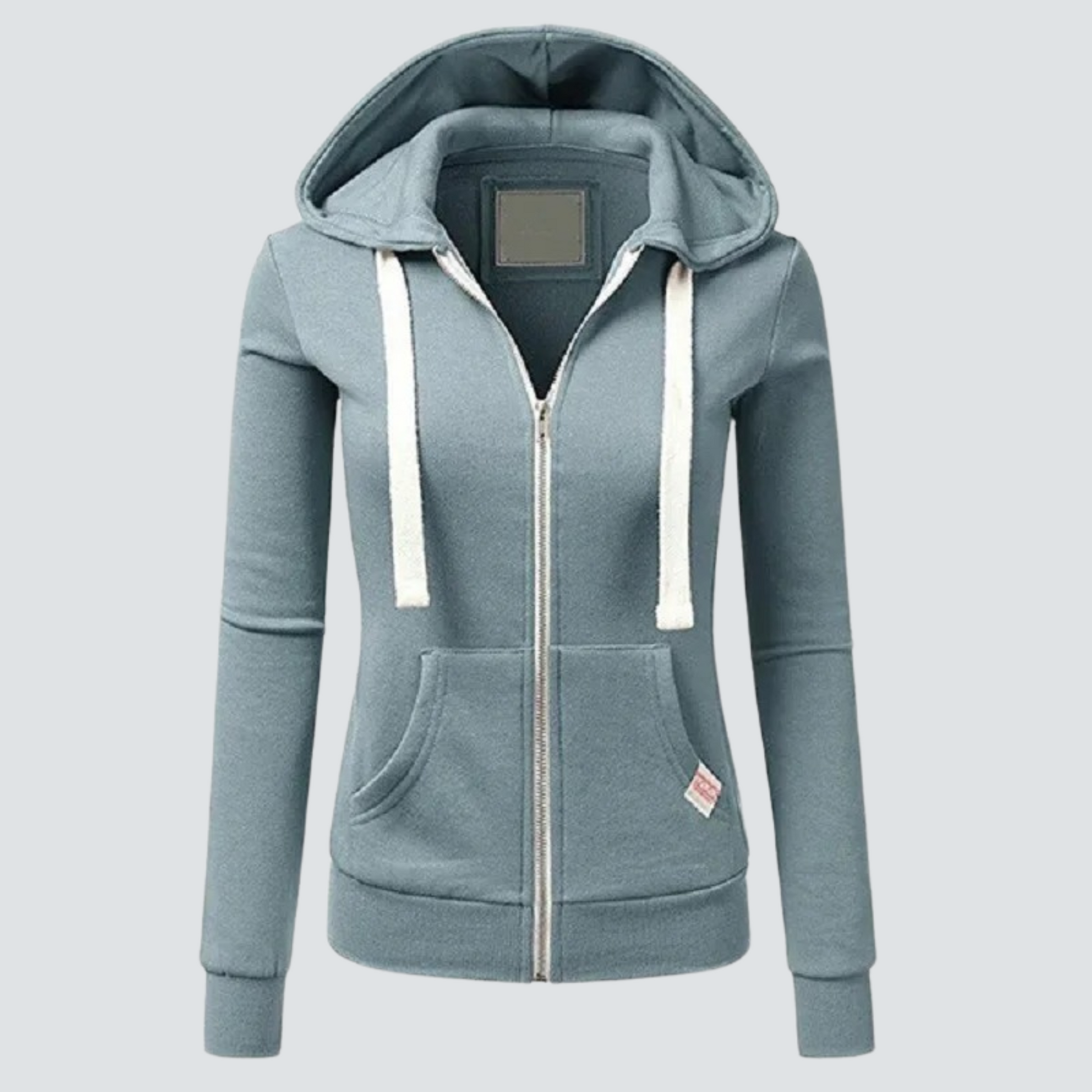 Holly Women's Wool Hoodie | Adjustable Drawstring, Zip Fastening 0