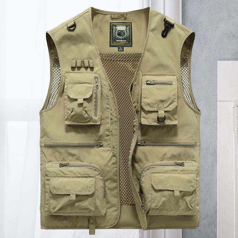 Horizon Men's Tactical Outdoor Vest | Versatile Design with Multiple Pockets 0