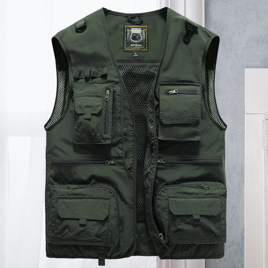 Horizon Men's Tactical Outdoor Vest | Versatile Design with Multiple Pockets 1