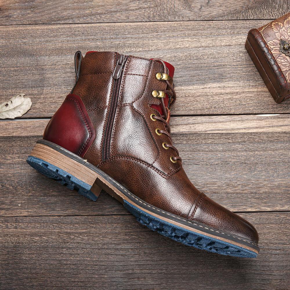 Hugo Men's Boots | Breathable Synthetic Leather, Comfortable and Non-Slip