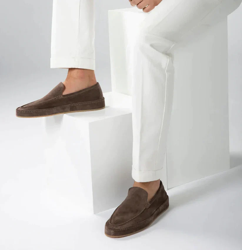 Hugo Men's Loafers | Comfortable Fit, Timeless Beige Design
