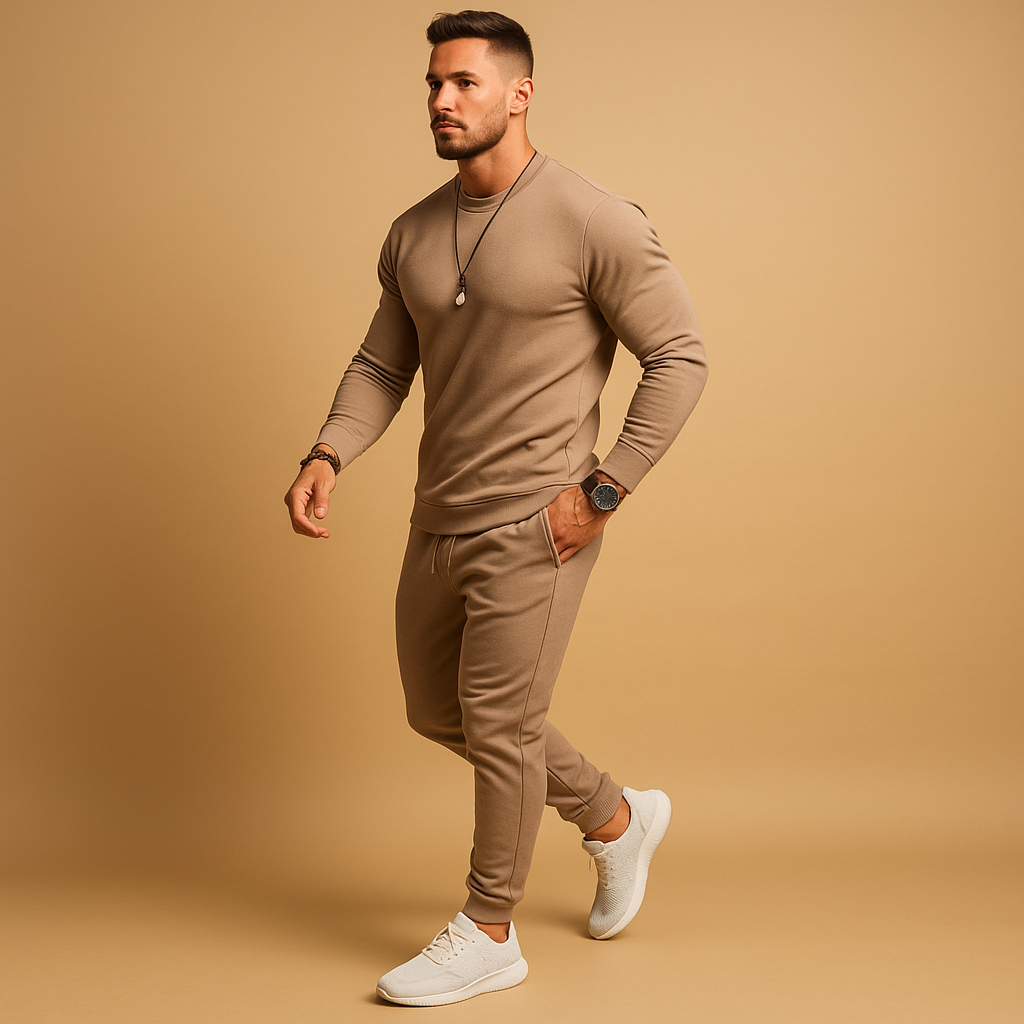 Hugo Men's Tracksuit | Slim Fit Cotton Blend, Modern Sweater and Jogging Pants