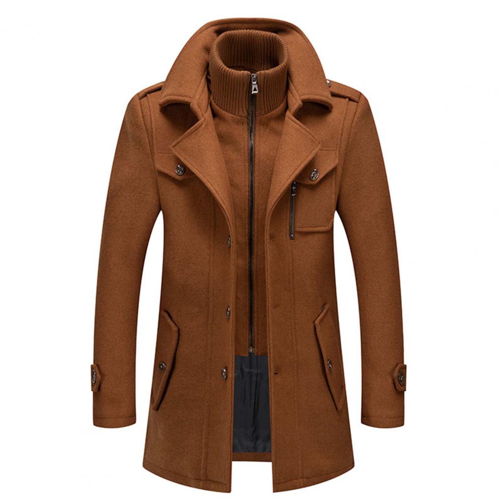 Hugo Men's Trench Coat | Thermal Lining, Windproof