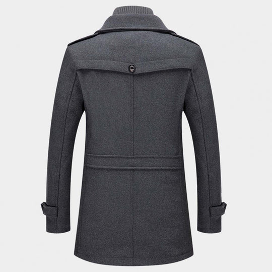 Hugo Men's Trench Coat | Thermal Lining, Windproof