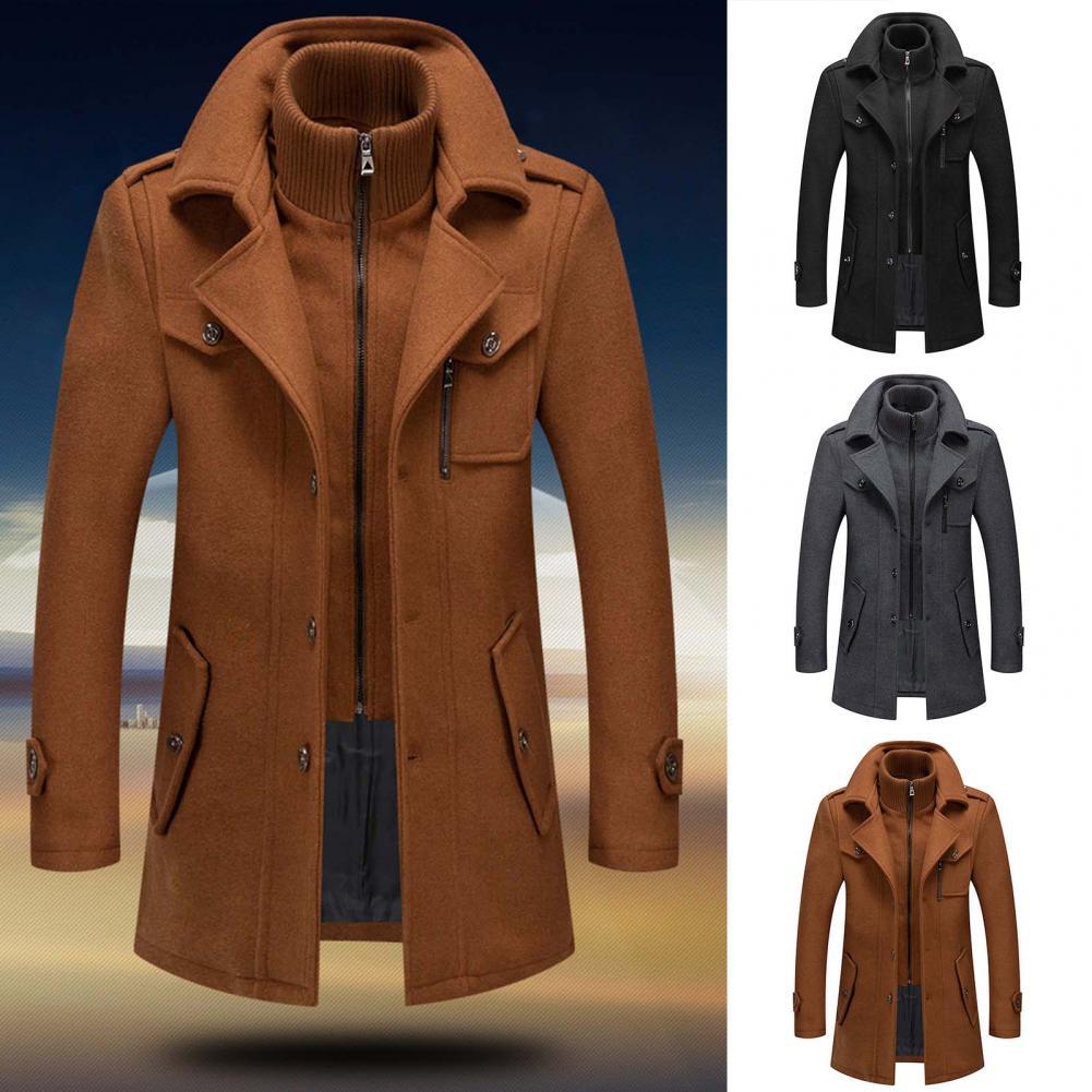 Hugo Men's Trench Coat | Thermal Lining, Windproof