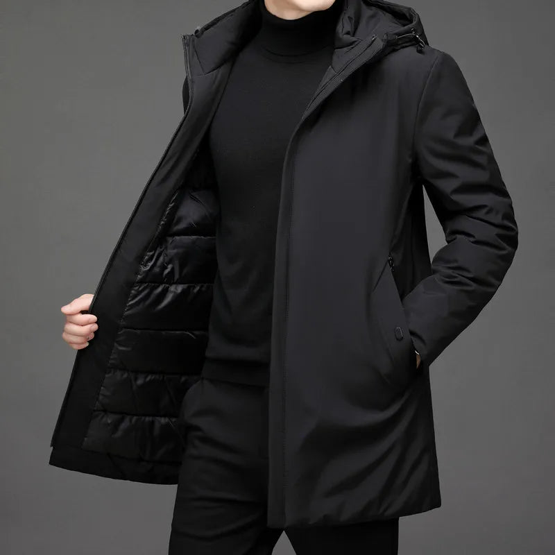 Hugo Men's Winter Jacket | Waterproof, Warm Fleece Lining