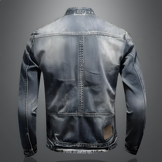 Hugo Men's Denim Jacket | Vintage Style, Relaxed Fit 1