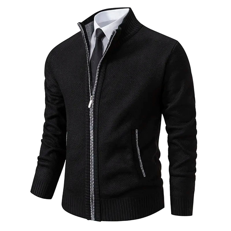 Hugo Men's Fleece Jacket | Stylish Zip-Up Design 4