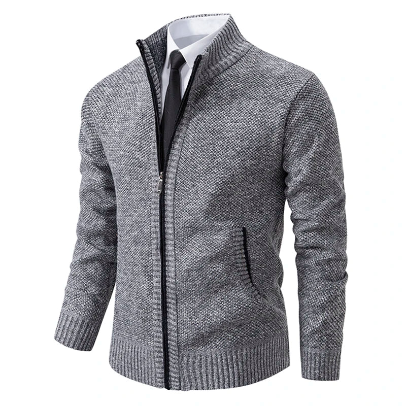Hugo Men's Fleece Jacket | Stylish Zip-Up Design 5