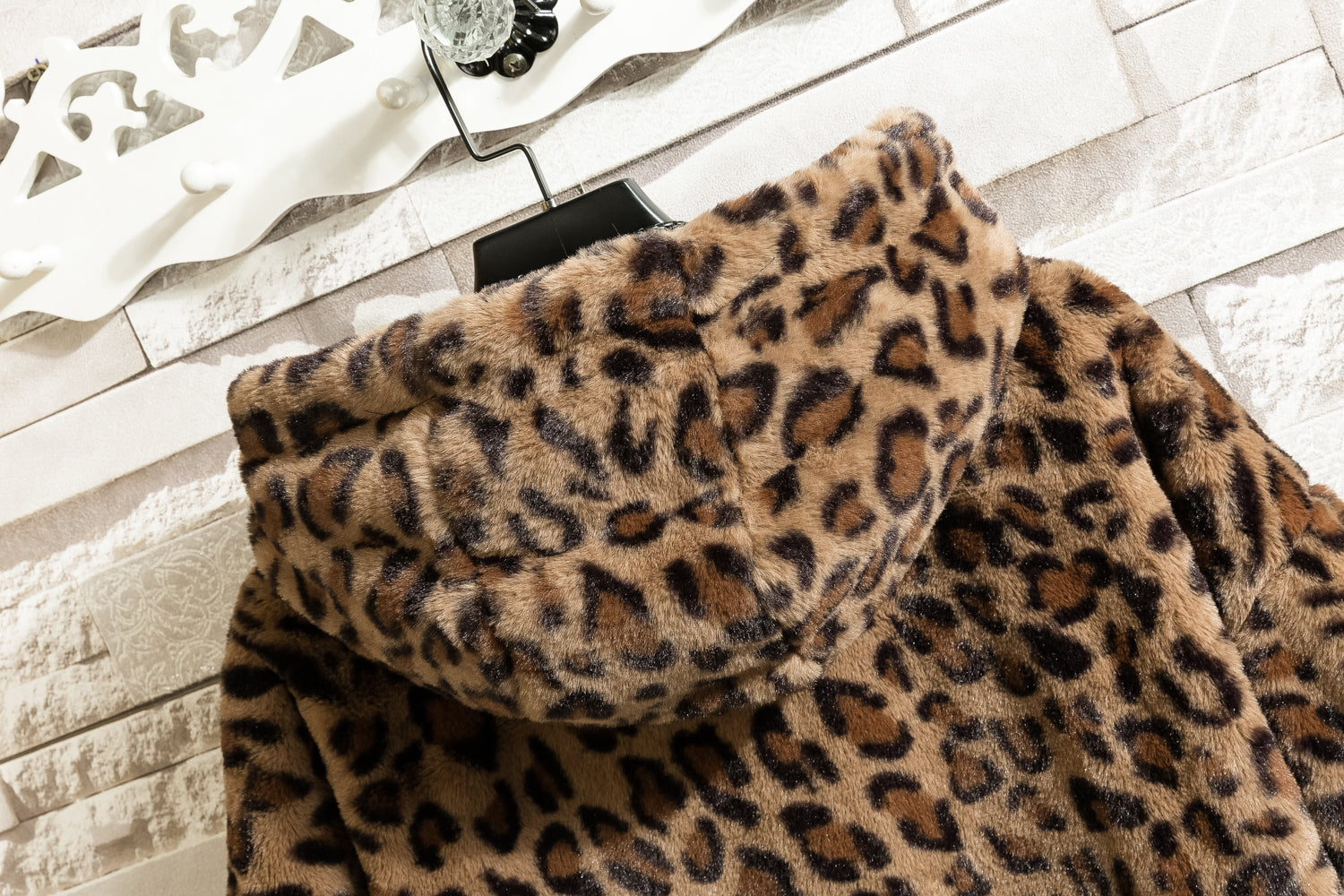 Hugo Men's Hooded Jacket | Stylish Leopard Print 3