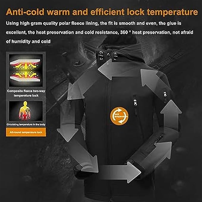 Hugo Men's Multifunctional Jacket | Fleece Lining, All-Season 3