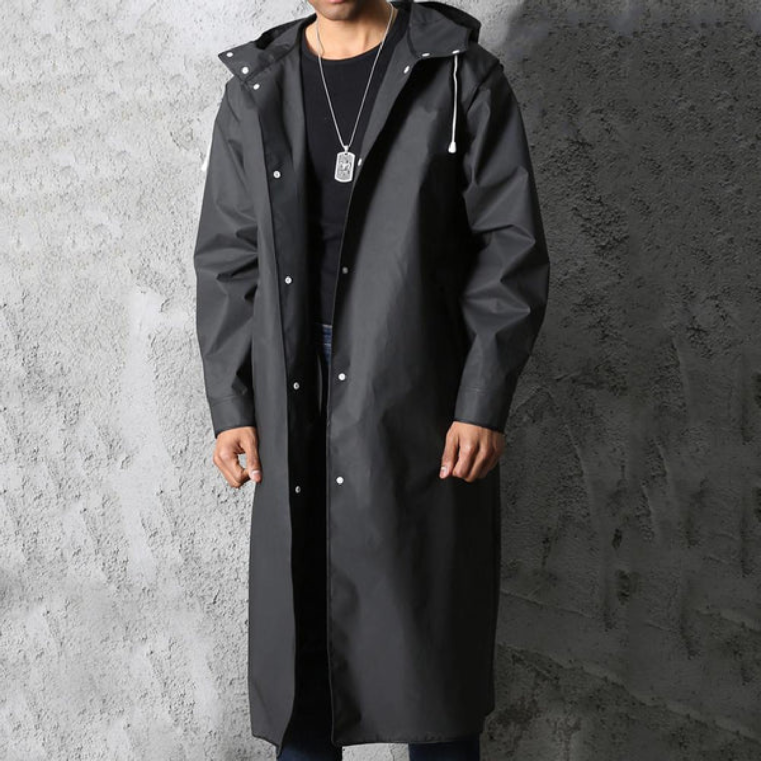 Hugo Men's Raincoat | Waterproof Fabric, Stylish Design 0