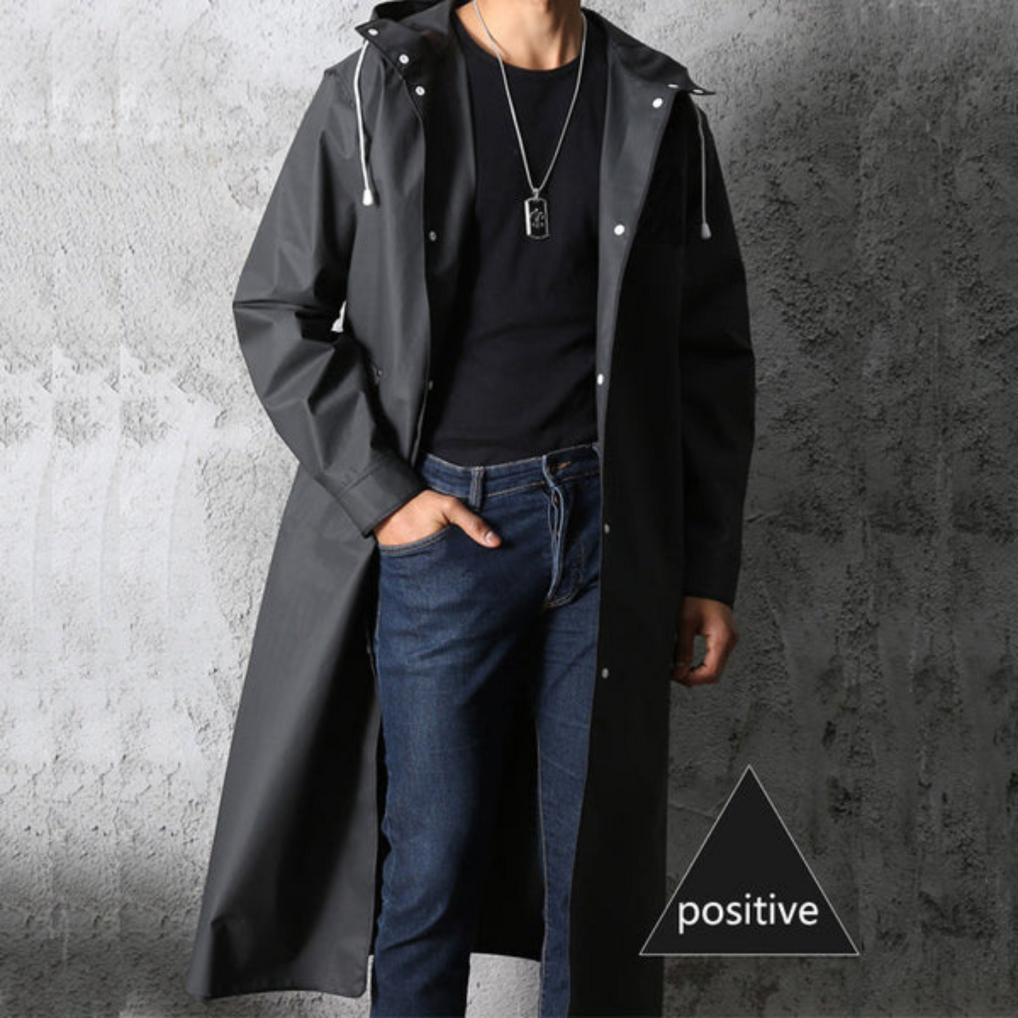Hugo Men's Raincoat | Waterproof Fabric, Stylish Design 1