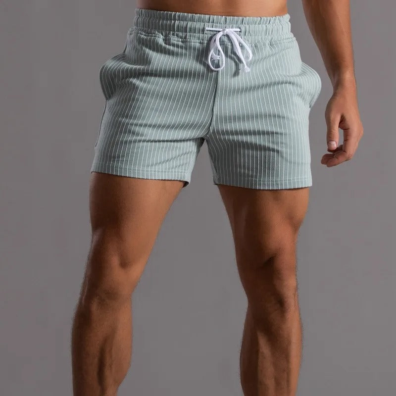 Hugo Men's Shorts | Striped Cotton Design, Comfortable Fit 3