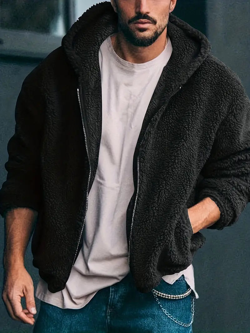 Hugo Men's Teddy Jacket | Cozy Plush Fabric 10