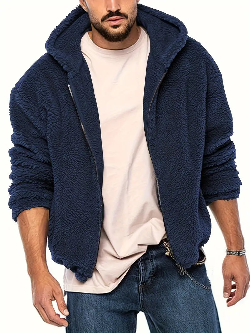 Hugo Men's Teddy Jacket | Cozy Plush Fabric 11