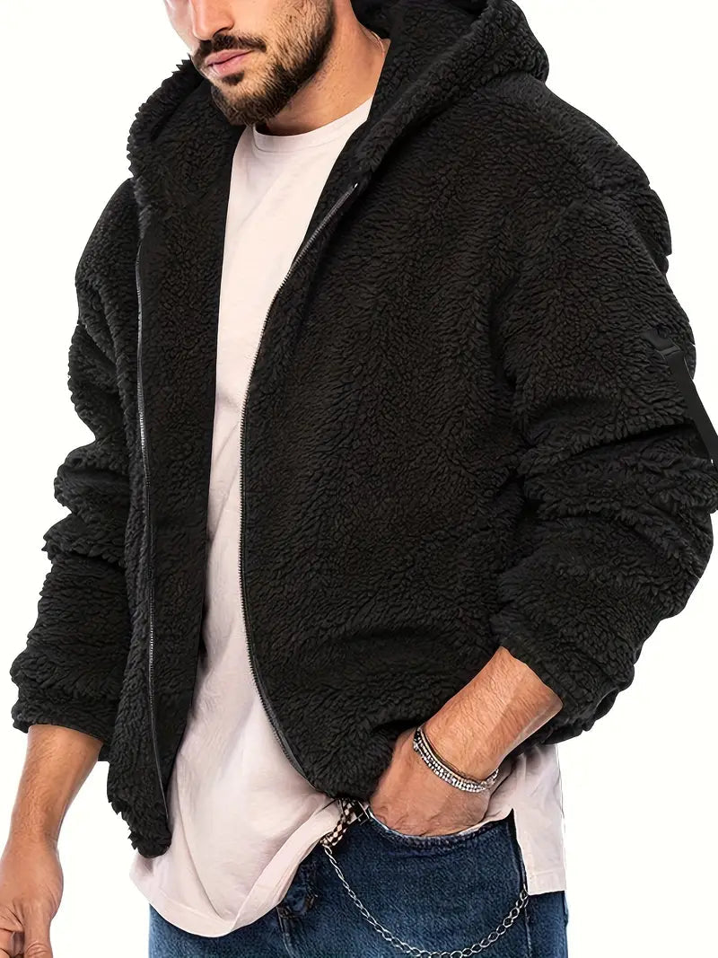 Hugo Men's Teddy Jacket | Cozy Plush Fabric 7