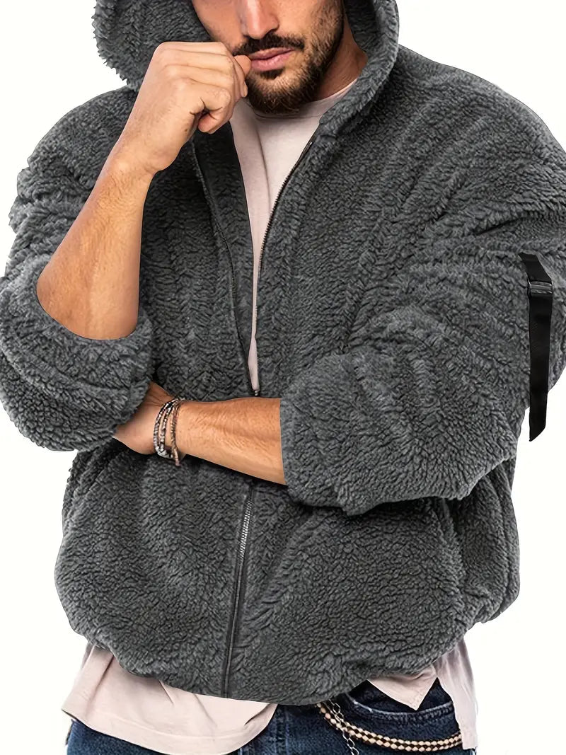Hugo Men's Teddy Jacket | Cozy Plush Fabric 9