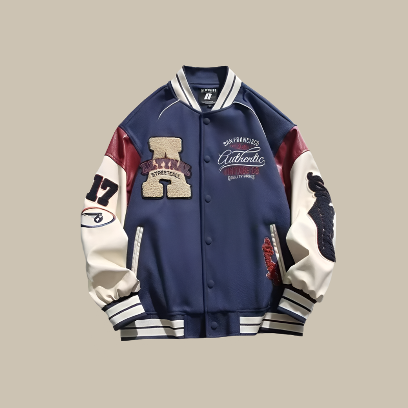 Hugo Men's Vintage Bomber Jacket | Casual Plus Size Style 2