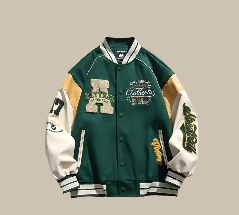 Hugo Men's Vintage Bomber Jacket | Casual Plus Size Style 3