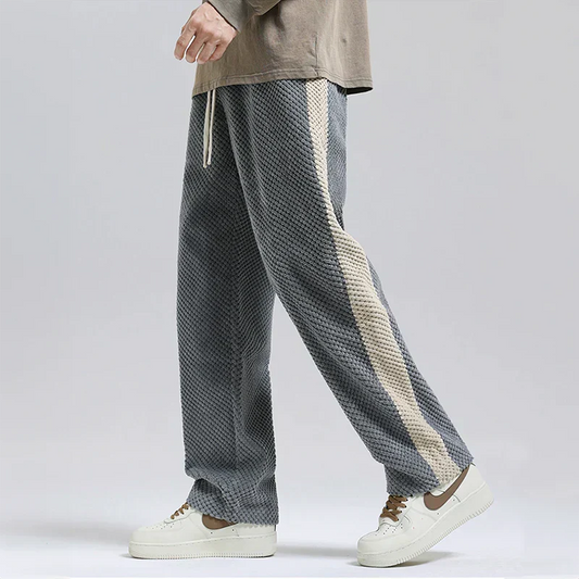 Hype Men's Joggers | Soft Corduroy with Waffle Knit 0