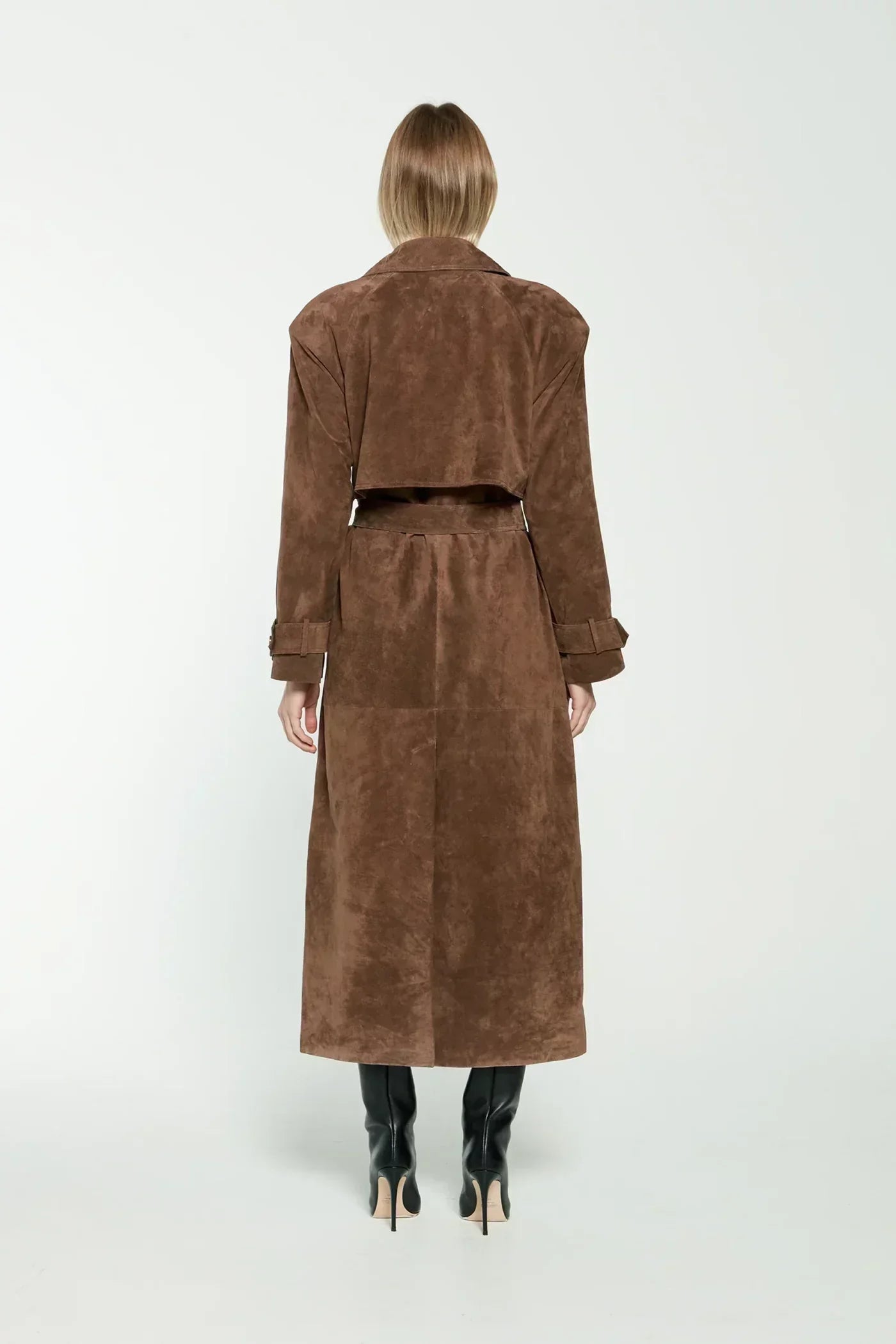 Sweden ladies trench coat with belt | Elegant coat for a stylish autumn look