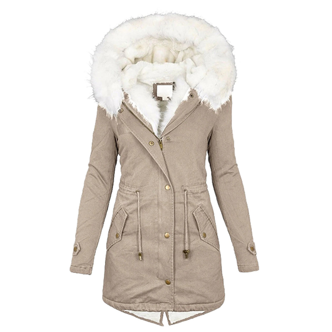 Iris Ladies Winter Jacket | Fleece Lining, Hood