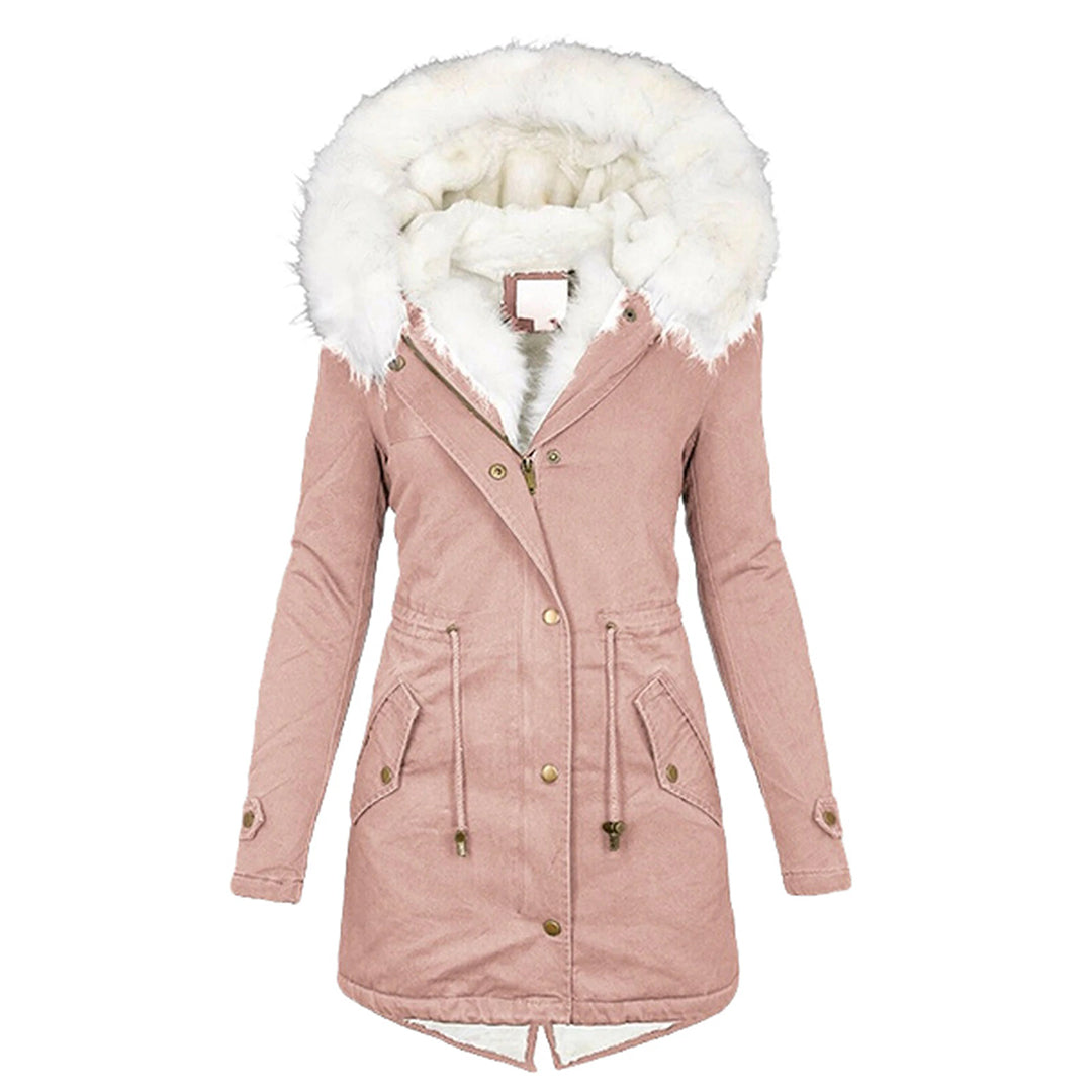 Iris Ladies Winter Jacket | Fleece Lining, Hood