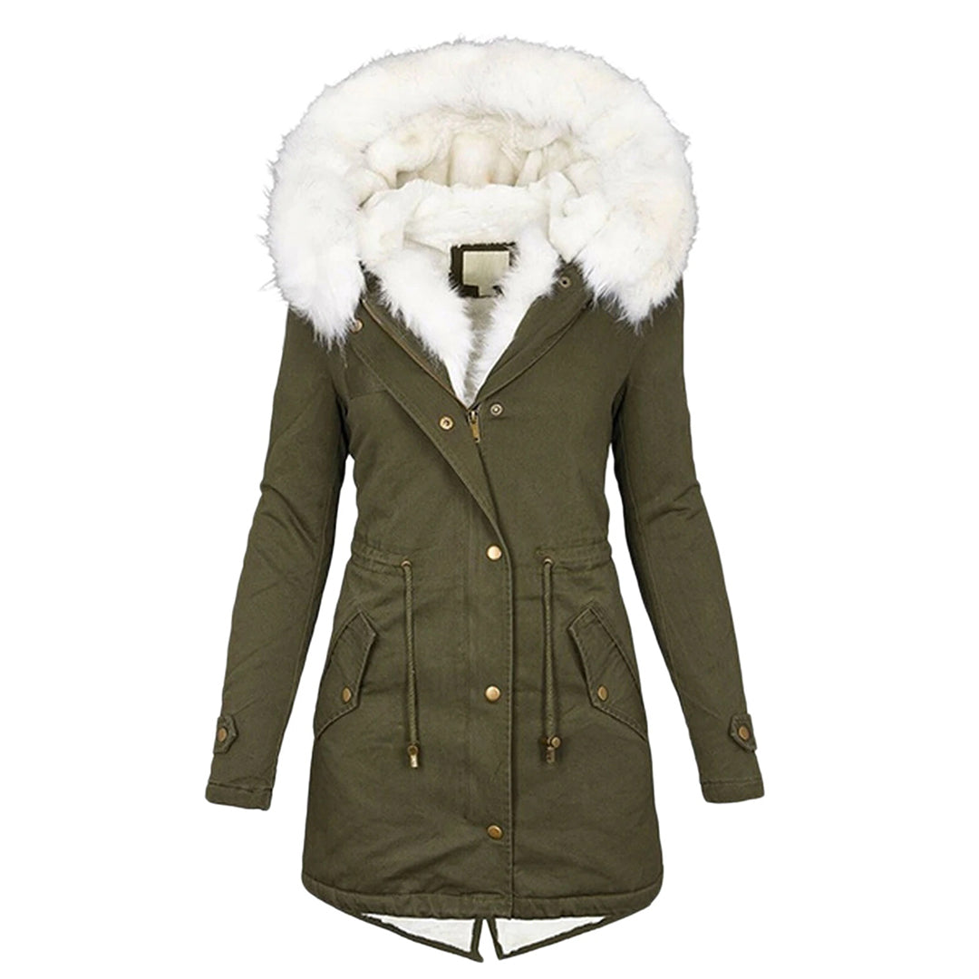 Iris Ladies Winter Jacket | Fleece Lining, Hood