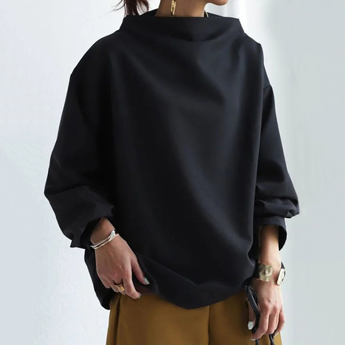 Iris Women's Sweater | Soft Wool Blend, Timeless and Warm