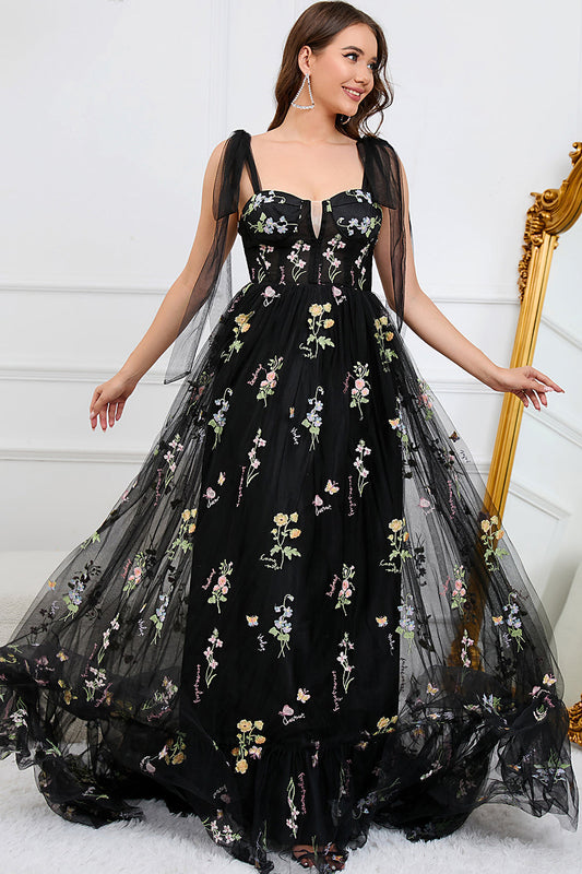 Isla Women's Cocktail Dress | Soft Tulle, Embroidered A-Line 0