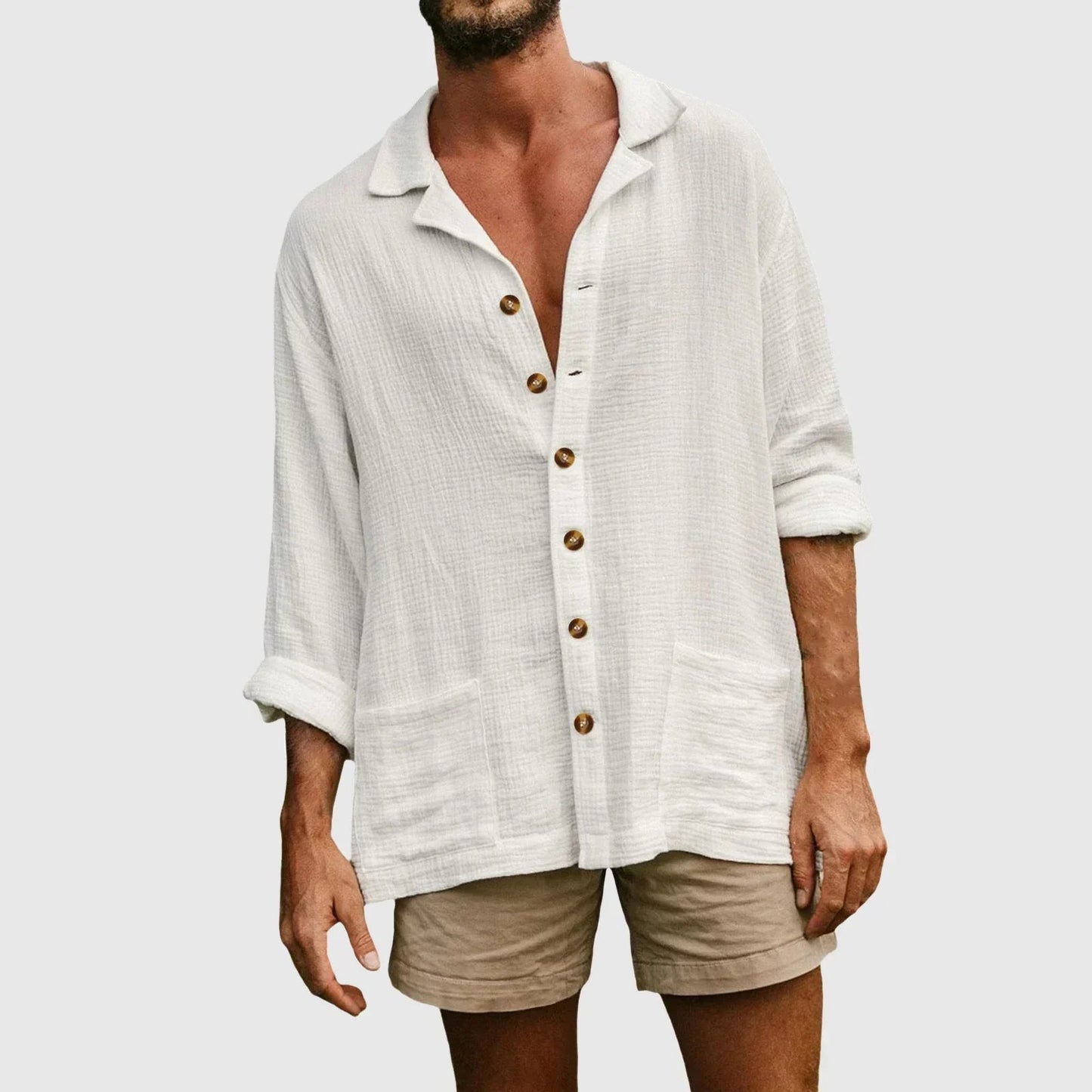 Ivy Men's Summer Shirt | Cotton Blend, Breathable 0