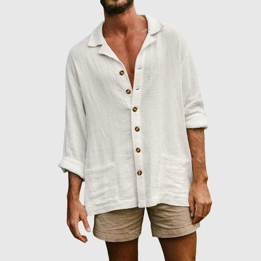 Ivy Men's Summer Shirt | Cotton Blend, Breathable 0