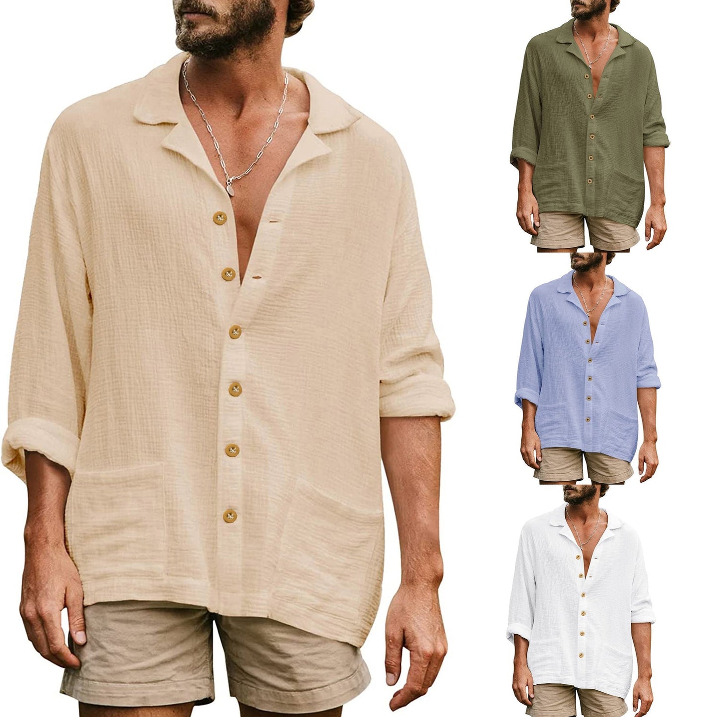 Ivy Men's Summer Shirt | Cotton Blend, Breathable 2