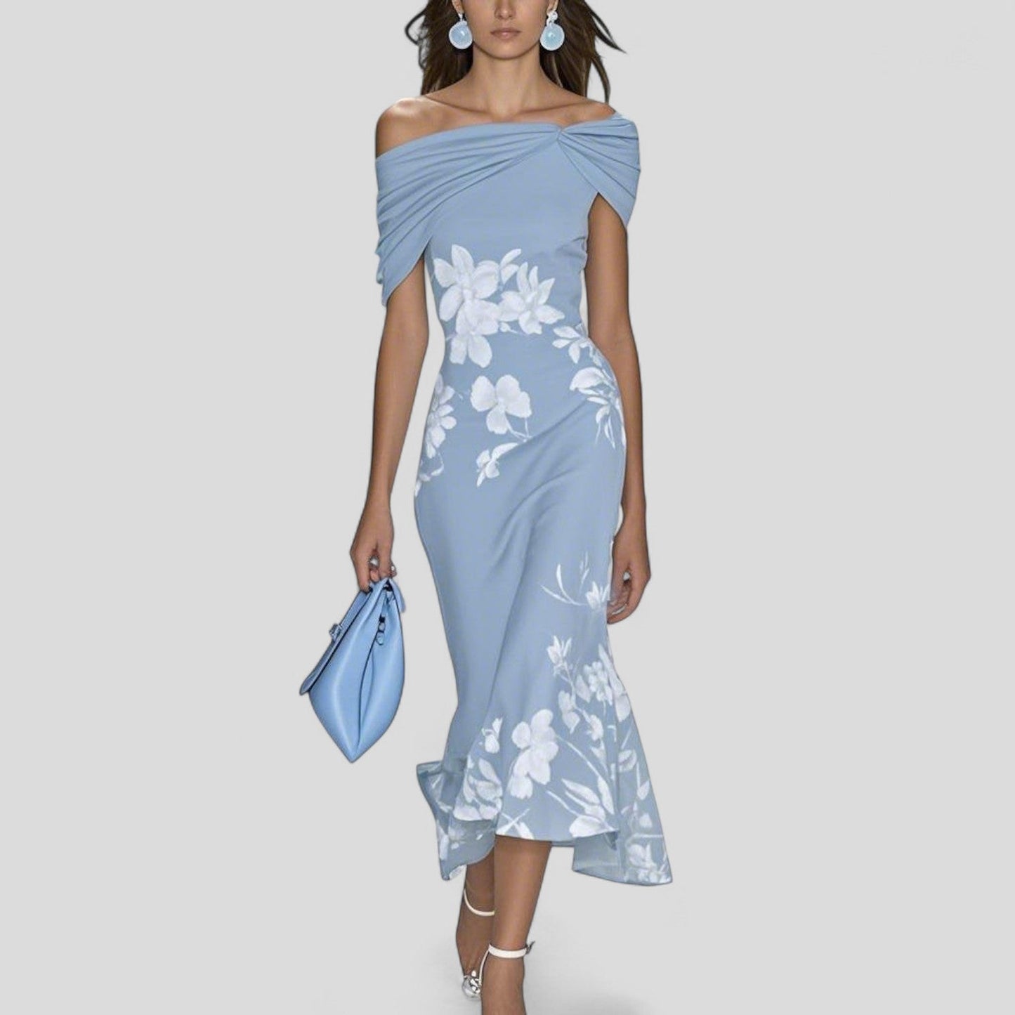 Ivy Women's Midi Dress | Unique Print, Soft Fabric, Plus Size Available 1