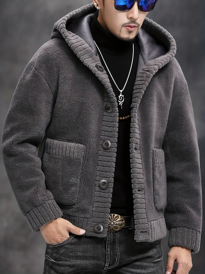 Jasper Men's Hoodie | Knitted, Comfortable, and Warm