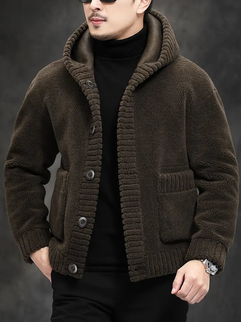 Jasper Men's Hoodie | Knitted, Comfortable, and Warm