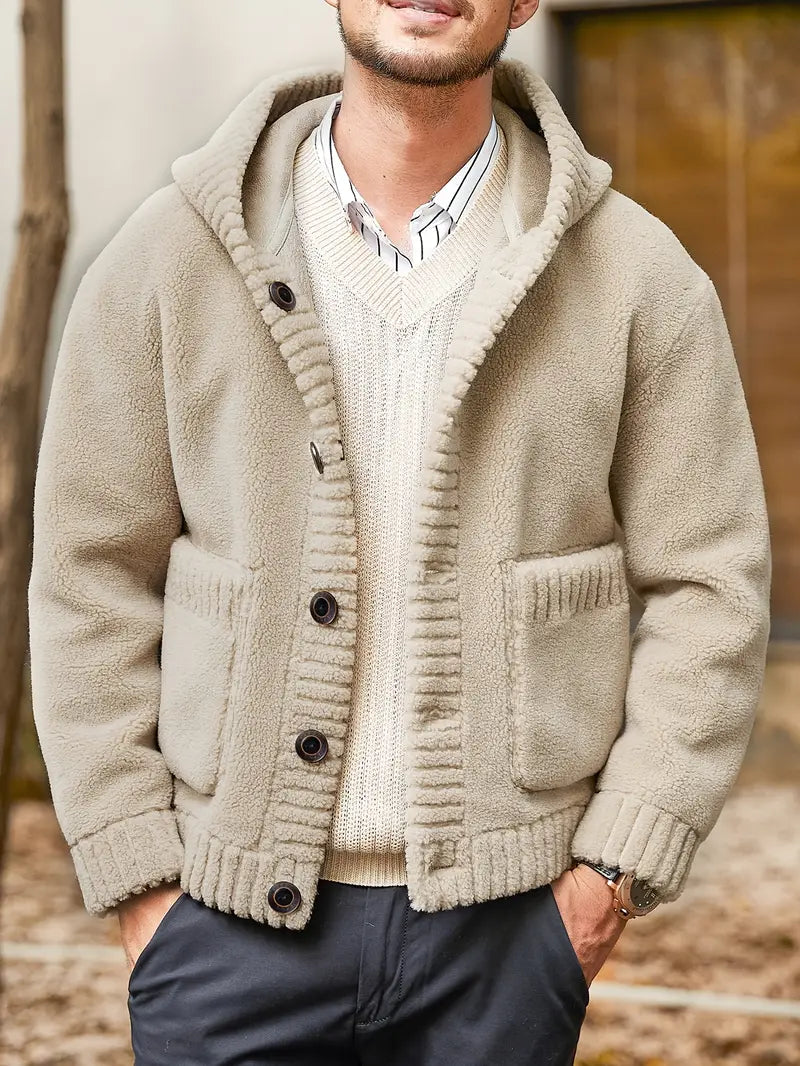 Jasper Men's Hoodie | Knitted, Comfortable, and Warm