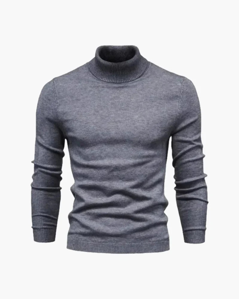 Jaxon Men's Turtleneck Sweater | Fine Merino Wool, Slim Fit 8