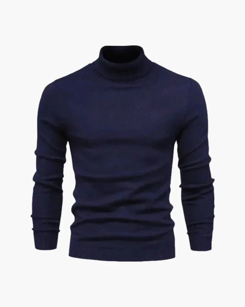 Jaxon Men's Turtleneck Sweater | Fine Merino Wool, Slim Fit 9