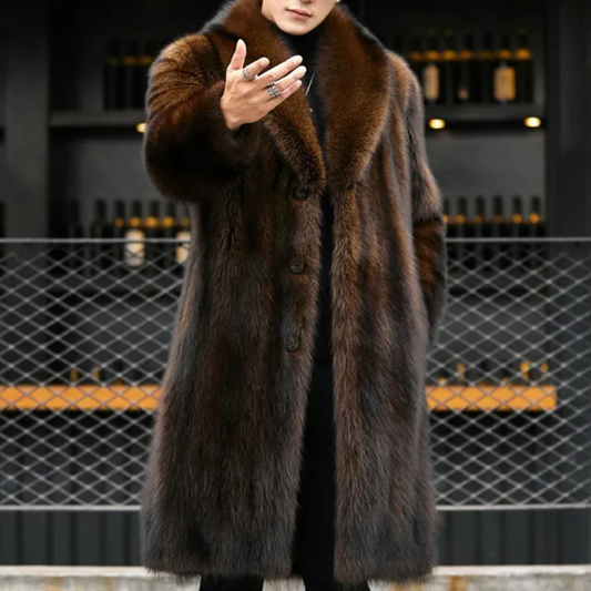 Jaxon Men's Winter Coat | Warm Fur Look, Timeless Design 0